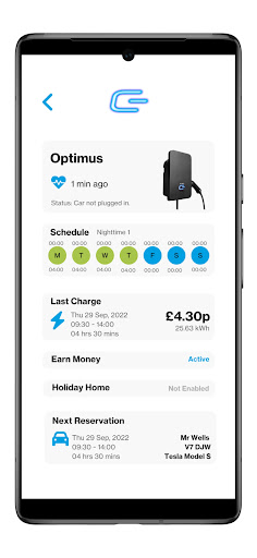 Android application Go Zero Charge screenshort
