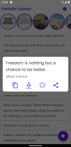 Patriotic Quotes and Sayings Screen 3