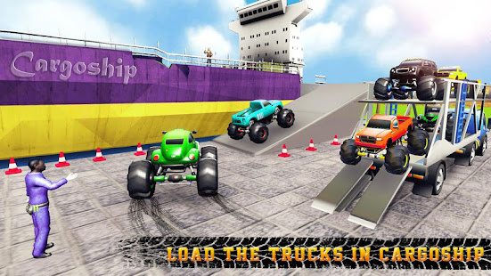 Monster Truck Transport Plane 2.2 APK screenshots 6