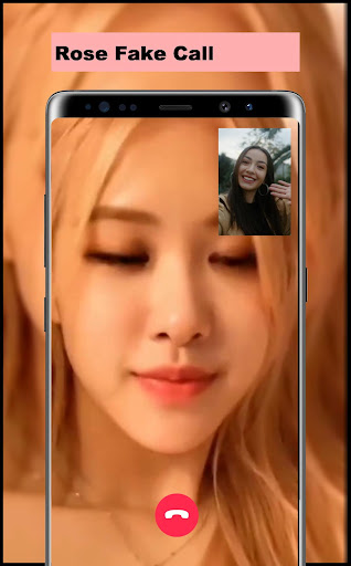 Rose Fake Call Screen 3