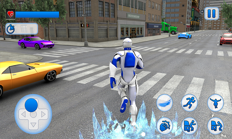 Snow Storm Super Human: Flying Ice Superhero War 1.0.8 APK + Мод (Unlimited money) за Android