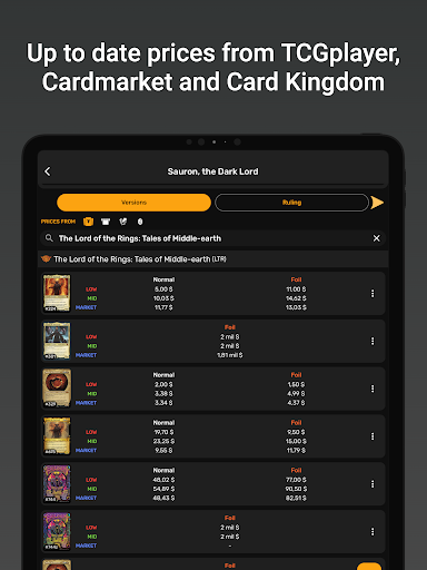 Screenshot of ManaBox