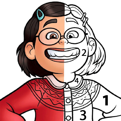 Turning Red Coloring Book