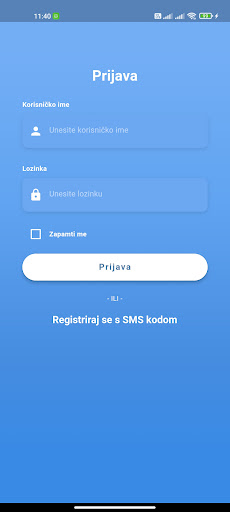 Android application Praćenje transporta screenshort