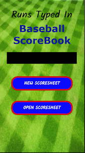 RTI ( Runs Typed In ) Baseball ScoreBook 3