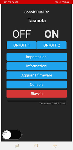 Tasmota Web standard Screen 2