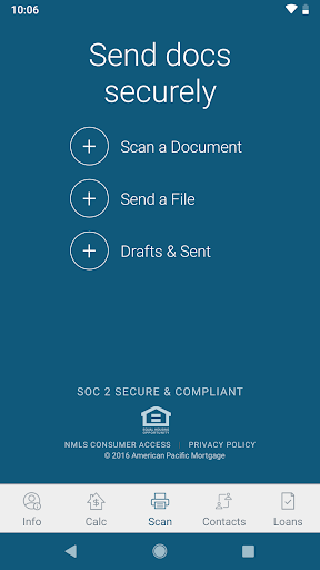 Screenshot of APM Mobile