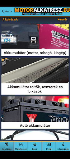 MotorAlkatrész.eu Screen 2