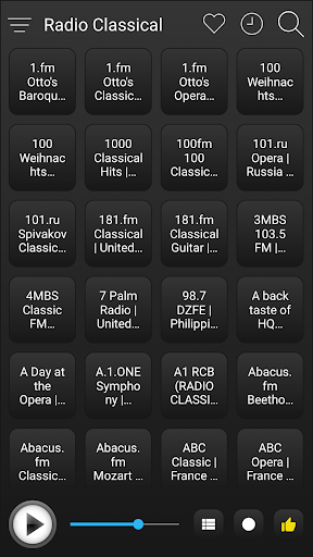 Classical Radio FM AM Music Screen 2