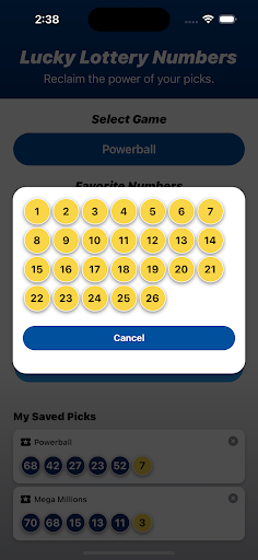 Lottery Generator and Statistics