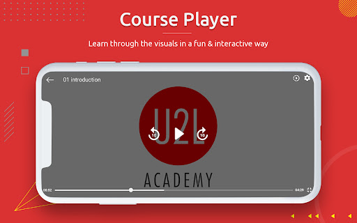 Android application U2L Academy screenshort