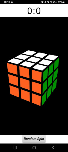Android application Rubics's Cube screenshort