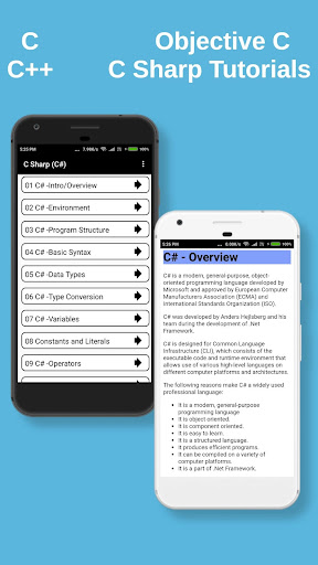 C C Objective C and C Sharp Tutorials