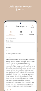 Baby Diaries: the baby journal app