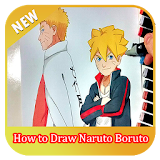 How to Draw Naruto Boruto icon