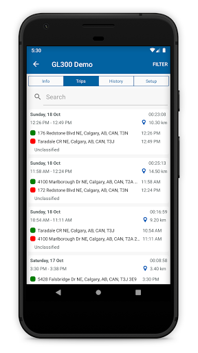 Android application BlueFox Mobile screenshort