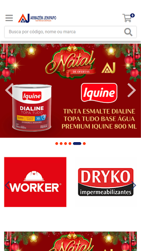 Android application Armazém Jenipapo screenshort