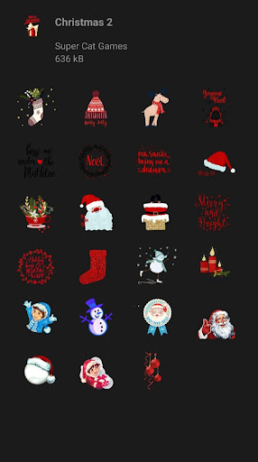 Christmas Sticker Pack Screen 3