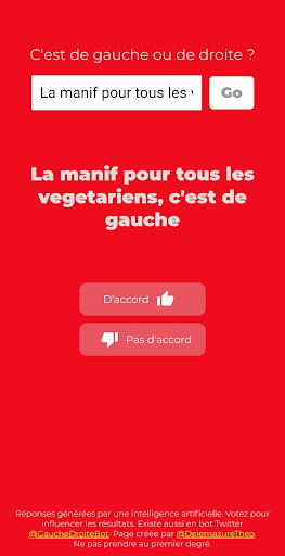 De gauche ou de droite ? Screen 3