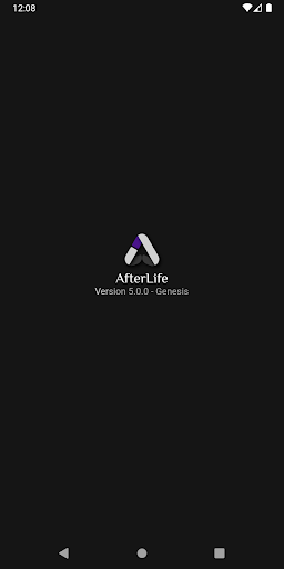Android application AfterLife screenshort