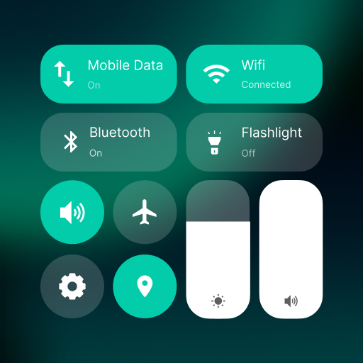 Control Center modern M Style logo