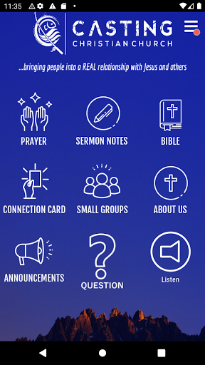 Android application Casting Christian Church screenshort