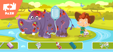 子供向けのジャングル獣医ゲーム Animal Doctorのおすすめ画像4