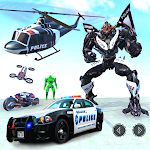 Grand Police Car Robot Transform Game Apk