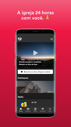 Android application Filadélfia Botucatu screenshort
