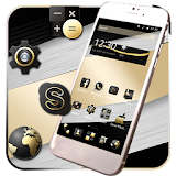Elegant Gold Black Theme icon
