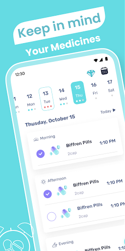 Android application Pill Reminder & Med Tracker screenshort
