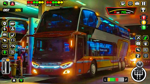 US City Coach Bus Driving Game