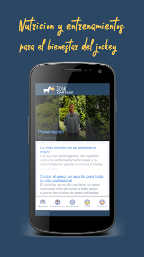 Jose, el jinete saludable