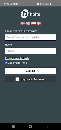 Android application HoltePortalen GPS Polska screenshort