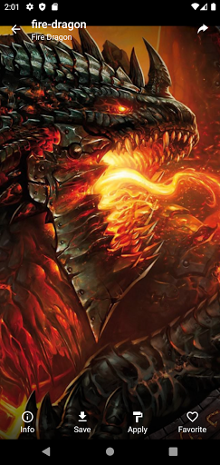 Dragon Wallpaper - Animation Dragon Fire Dark