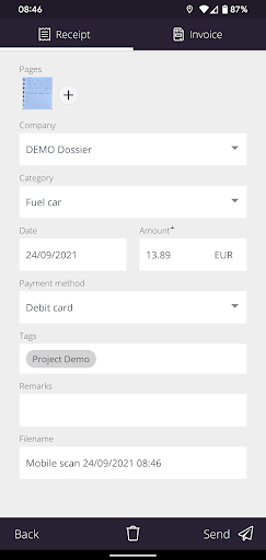 ClearFacts Screen 3