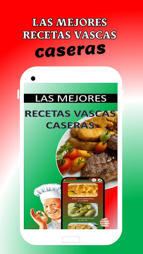 Android application Recetas vascas caseras screenshort