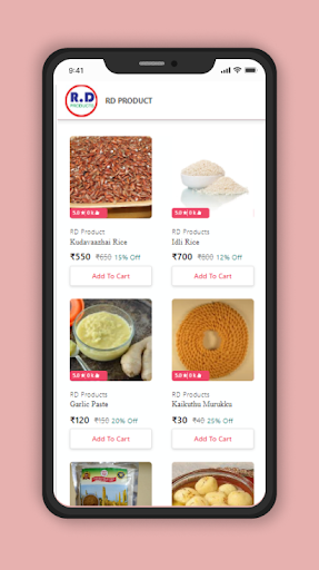 RD Products Screen 2