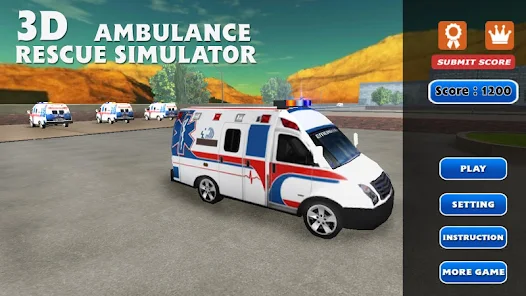 3D Ambulance Rescue Simulator 8