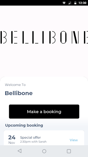 Android application Bellibone screenshort