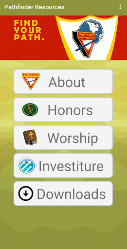 Android application Pathfinder Resources & Honors screenshort