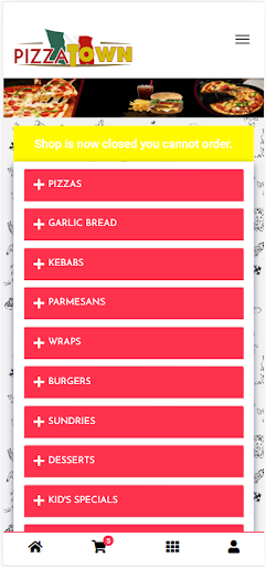 Pizza Town Darlington Screen 2