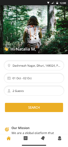 OnBooking Screen 2