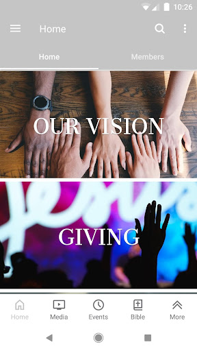 Android application Elizabeth Baptist Church screenshort