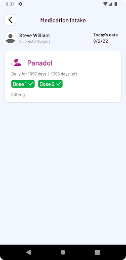 MyHealthPal Provider Screen 3