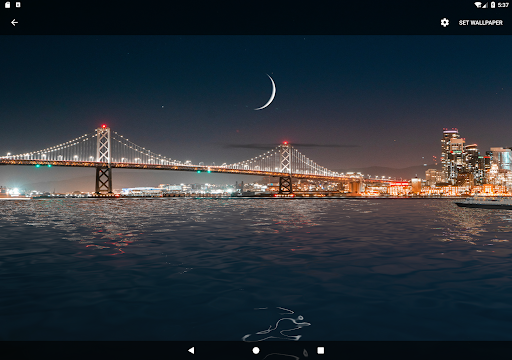 Moon Over Water Live Wallpaper - Personalization - apps
