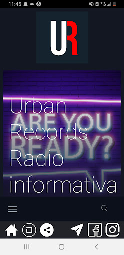 Android application Urban Records Radio screenshort