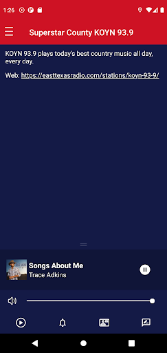Android application KOYN 93.9 screenshort