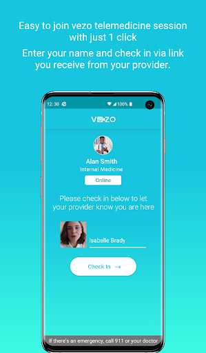Android application vezo screenshort