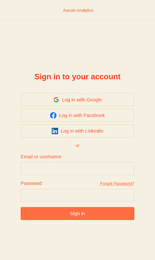 Aucoin Analytics LLC Screen 2